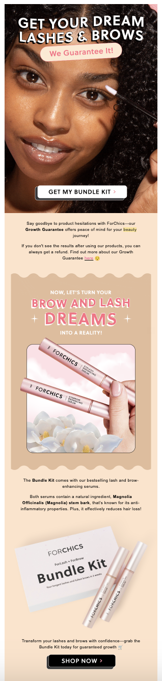 Skincare Email Design